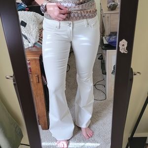 Express bell bottom low-rise pant